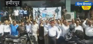 13 बटालियन जम्मू कश्मीर राइफल्स करगिल की बाइक रैली का स्वागत