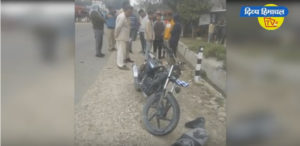 मुबारिकपुर-दौलतपुर रोड पर बाइक-ट्राला की टक्कर, युवक की जान गई।