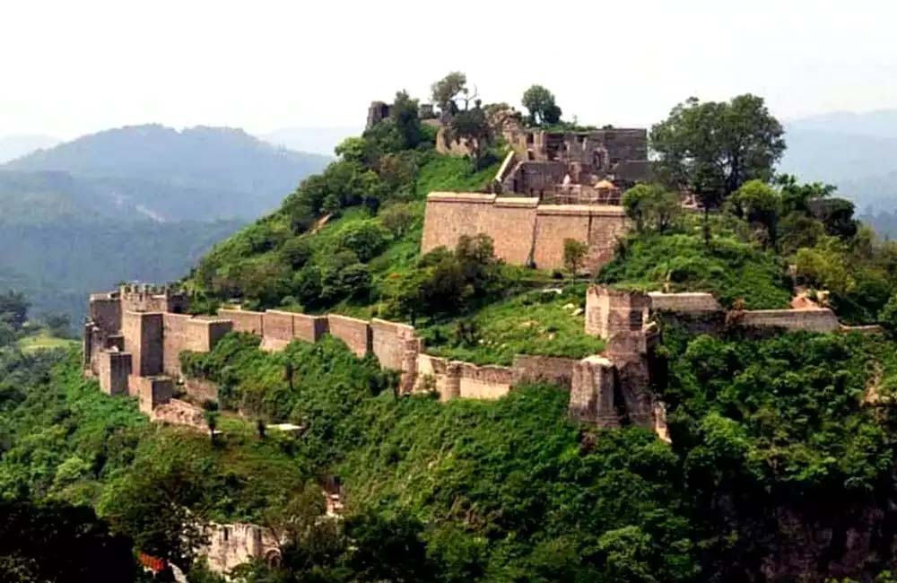 कांगड़ा किले का निर्माण किसने करवाया था ?