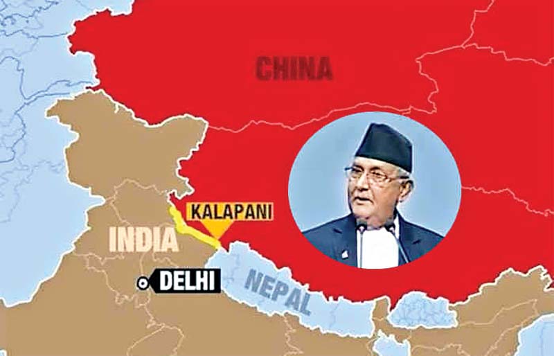 रिश्ते बिगाड़ने पर तुला चीन का सिखाया नेपाल, भारतीय इलाकों को अपना दिखा संसद में पेश किया नक्शा