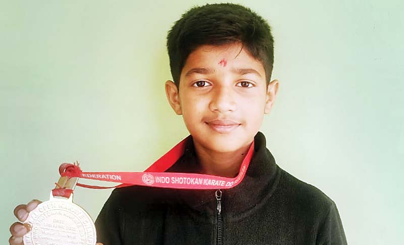 नेशनल में चमके शाहपुर के राजवंश पटियाल, गुरुग्राम में राष्ट्रीय ओपन कराटे चैंपियनशिप में जीता गोल्ड मेडल