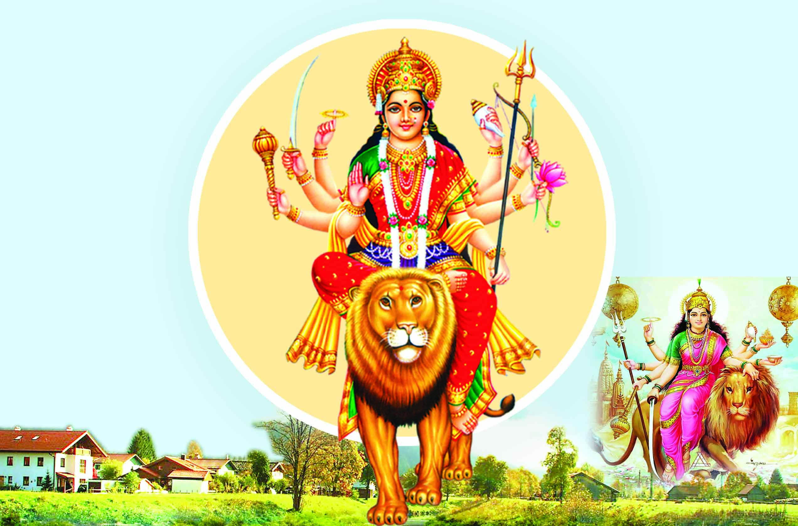 मां दुर्गा की पूजा का श्रेष्ठ समय है नवरात्र