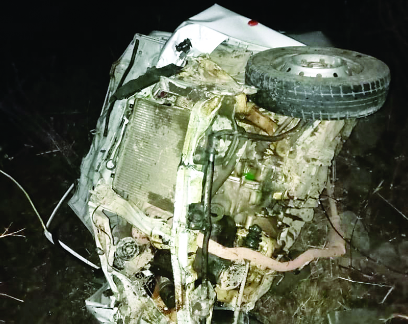ध्वास नाले में गिरी कार पटवारी की मौके पर मौत