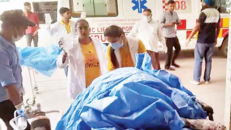 केमिकल फैक्टरी में भीषण अग्रिकांड, कुराली में अचानक सुलगी चिंगारी ने बरपाया कहर, आठ लोग झुलसे