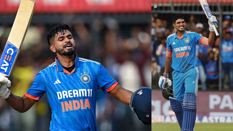 Ind vs Aus: भारत ने ऑस्ट्रेलिया के सामने रखा 400 रन का लक्ष्य, गिल-अय्यर के तूफानी शतक