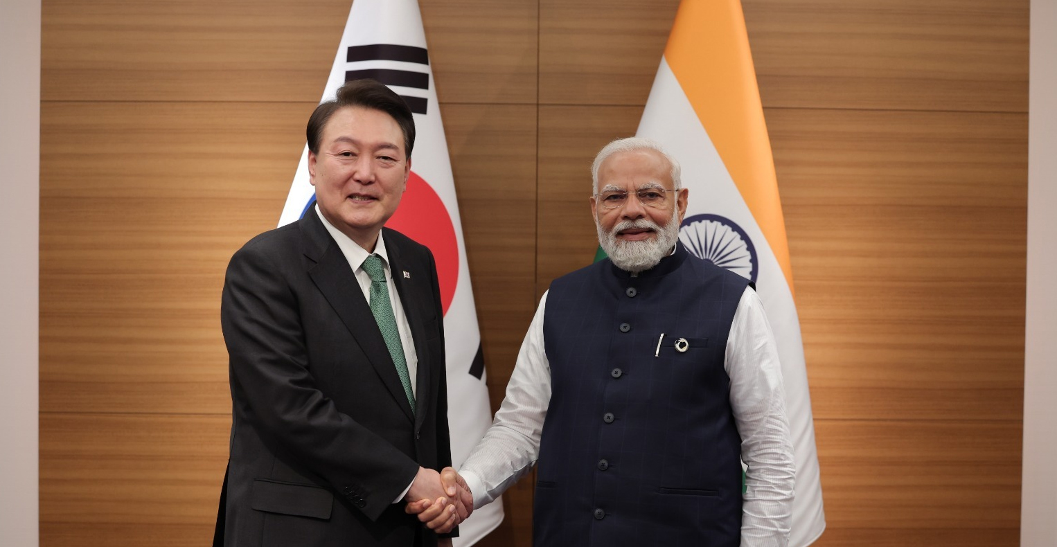 भारत और दक्षिण कोरिया ने किस वर्ष औपचारिक राजनयिक संबंध स्थापित किए?