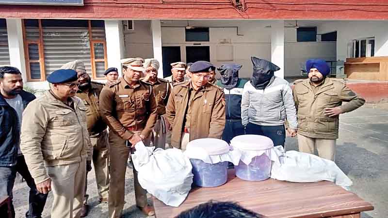 चंडीगढ़ में चाकुओं का जखीरा पकड़ा, मौलीजगरा पुलिस ने दो भाइयों से गाड़ी सहित 236 कमानीदार चाकू किए जब्त