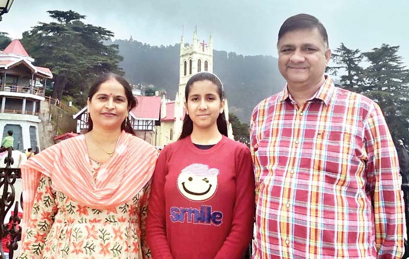 हिमालयन पब्लिक स्कूल चुवाड़ी की छात्रा अदरिजा गौतम ने टॉप टेन में बनाई जगह