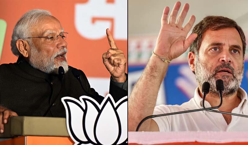 मोदी, राहुल के भाषणों पर पार्टियों को नोटिस