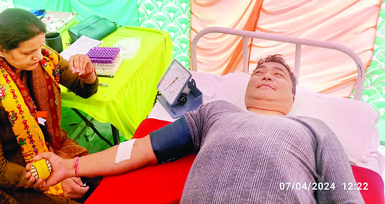भावानगर में रक्तदान शिविर रक्तदान कैंप में 78 लोगों ने करवाया पंजीकरण