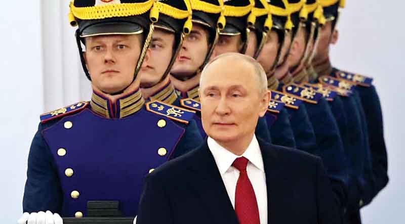 पांचवीं बार रूस के राष्ट्रपति बने व्लादिमार पुतिन