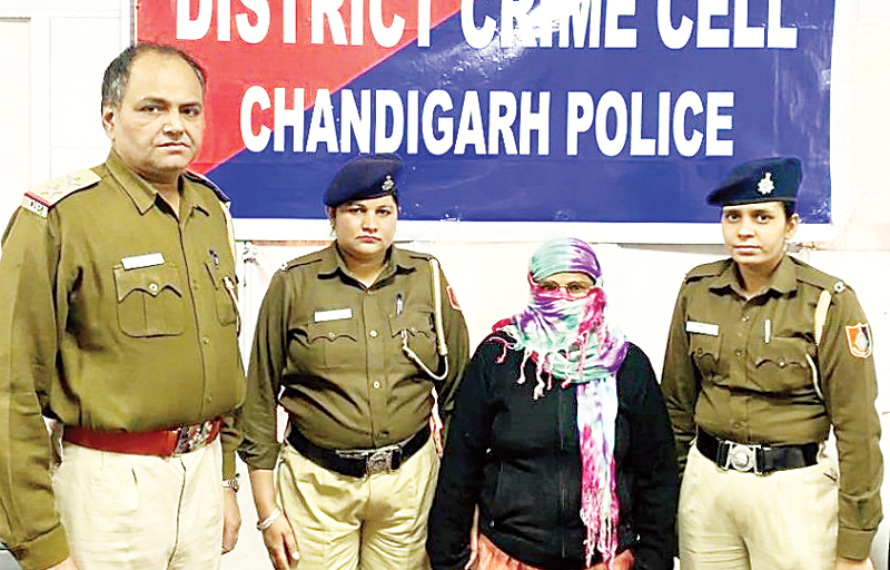 चंडीगढ़ में 18 ग्राम हेरोइन जब्त, पुलिस ने गश्त के दौरान एक महिला को नशे के साथ किया गिरफ्तार