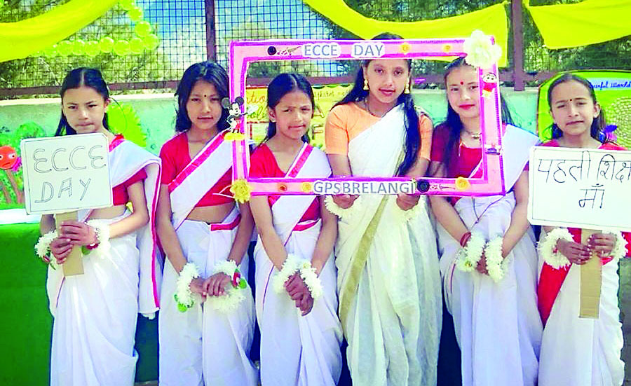 ब्रेलंगी स्कूल में प्री-प्राइमरी डे की धूम