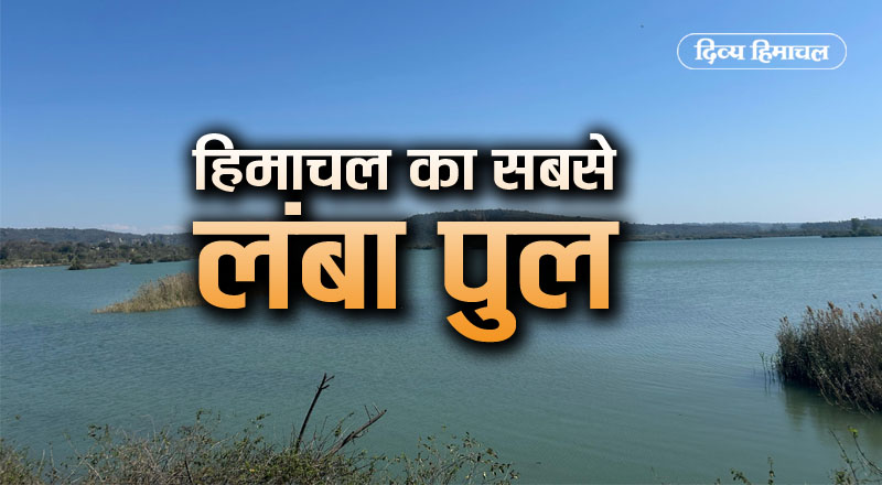 यहां बनेगा हिमाचल का सबसे लंबा पुल, 104 करोड़ मेें बनाएगी चंडीगढ़ की फर्म