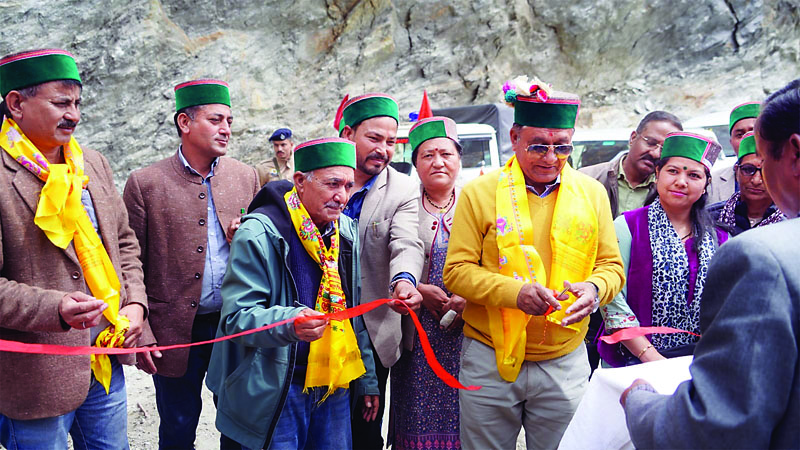 रूपी में बने दो बेली ब्रिज का किया लोकार्पण