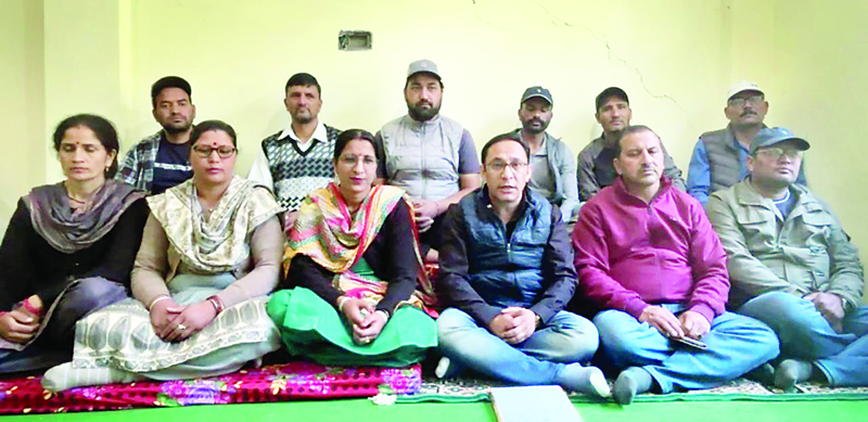 लाहुल में मेगा जलविद्युत परियोजनाओं के विरोध में बिगुल