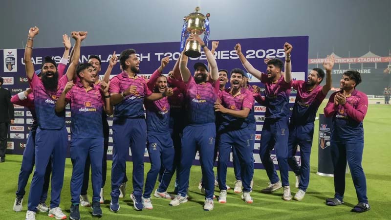UAE ने रचा इतिहास, बांग्लादेश को सात विकेट से हराकर 2-1 से जीती टी-20 सीरीज