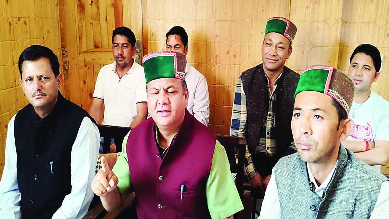 किन्नौर में पिछले ढाई साल से विकास कार्य ठप