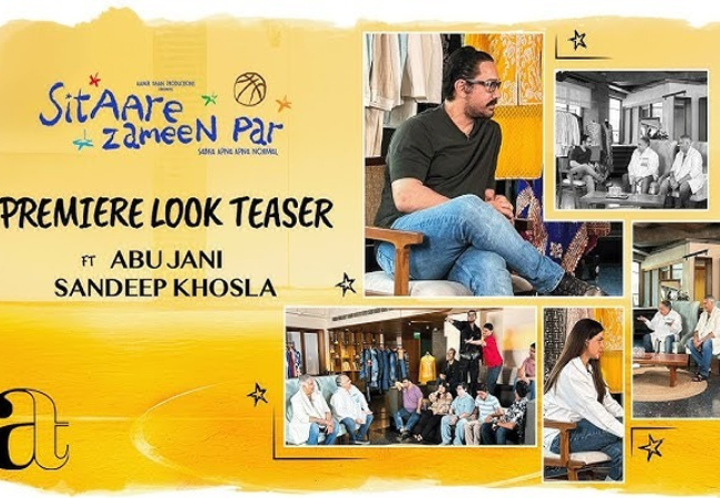 अबू जानी-संदीप खोसला की डिज़ाइन में चमकेगी ‘सितारे ज़मीन पर’ की टीम