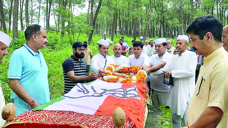 नहीं रहे कांग्रेस सेवादल के जिलाध्यक्ष मदन लाल कौंडल