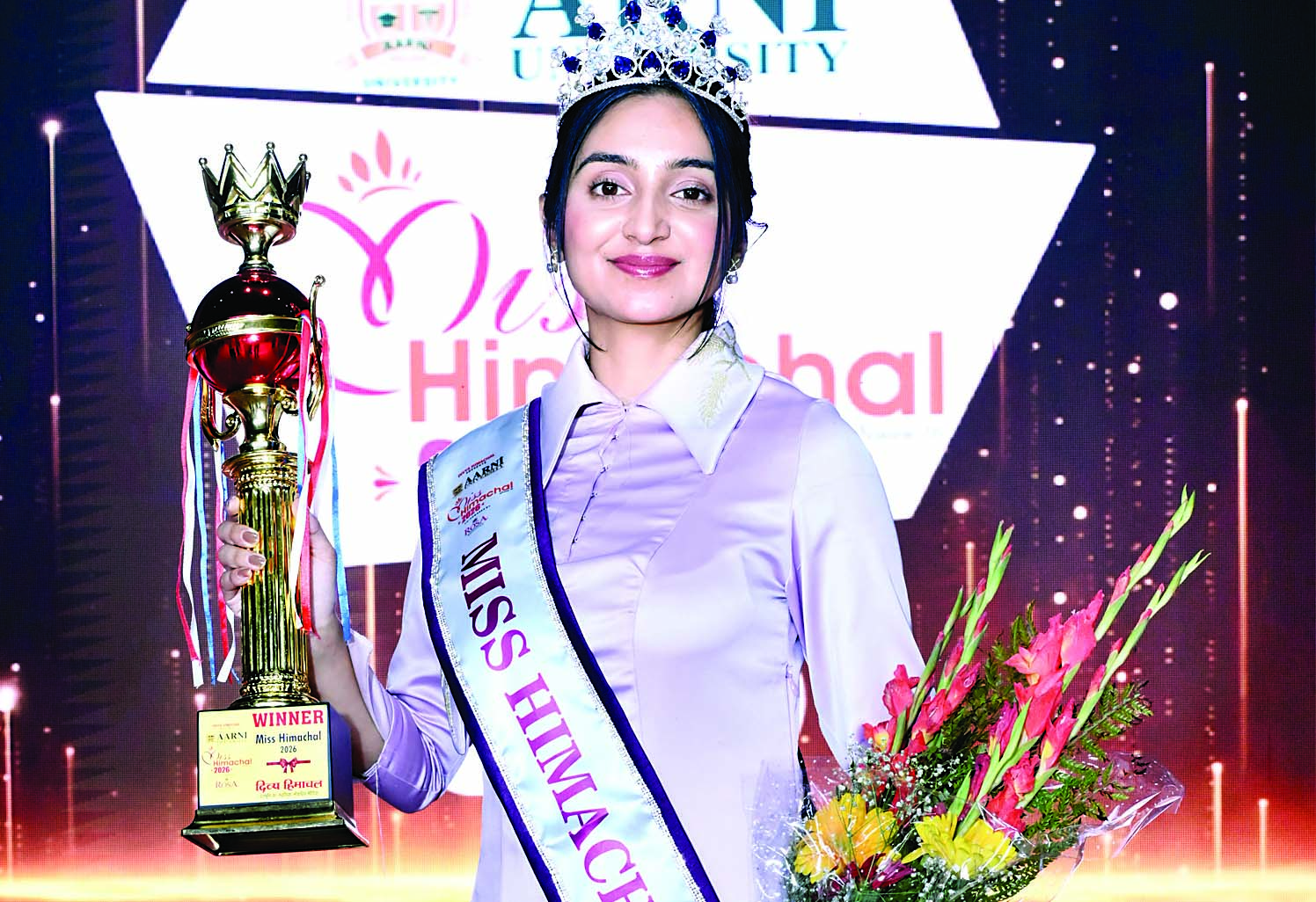 Miss Himachal-2026 : मिस हिमाचल का खिताब जीतकर पारुल ठाकुर खुश