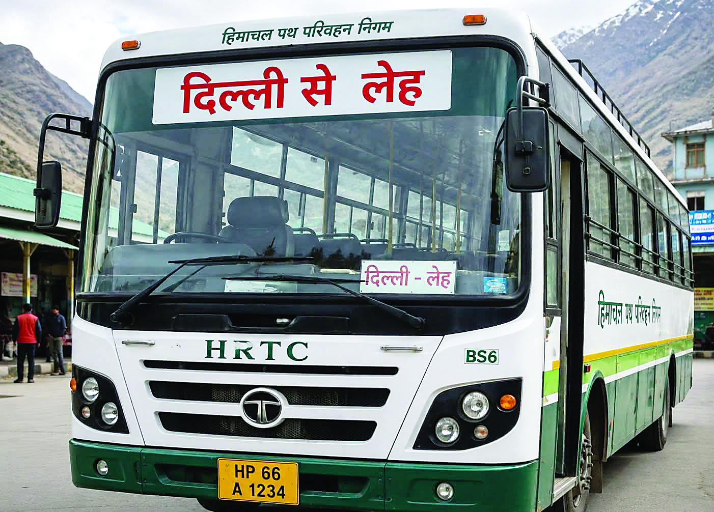 दिल्ली-लेह रूट पर जल्द दौड़ेगी बस