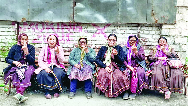 लाहुल-स्पीति में 69 प्रतिशत से ज्यादा वोटिंग