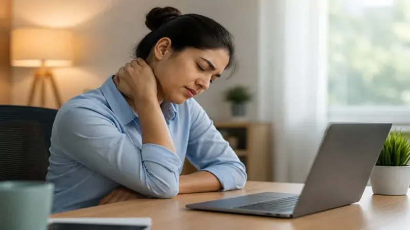 युवाओं में तेजी से बढ़ रही है Tech-Neck की समस्या, जानें इससे बचने के आसान उपाय…
