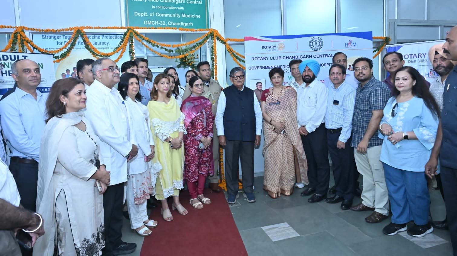 GMCH-32 में शुरू हुआ उत्तरी भारत का पहला सरकारी ‘वयस्क एवं बुजुर्ग टीकाकरण क्लिनिक’, राज्यपाल ने किया उद्घाटन