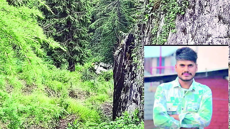रोहांडा-ओकल रोड पर खाई में गिरी जीप, युवक की मौत