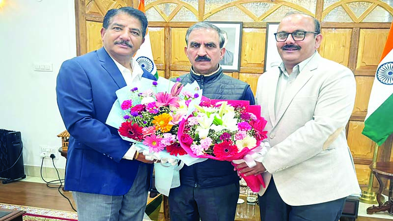 सीएम से मिले शिमला ग्रामीण कांग्रेस अध्यक्ष संगठन को मजबूत करने का दिलाया भरोसा