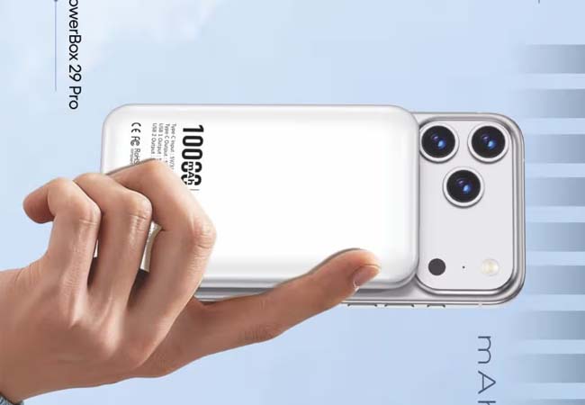 10000mAh बैटरी के साथ LYNE Startup 87 Power Bank भारत में लांच