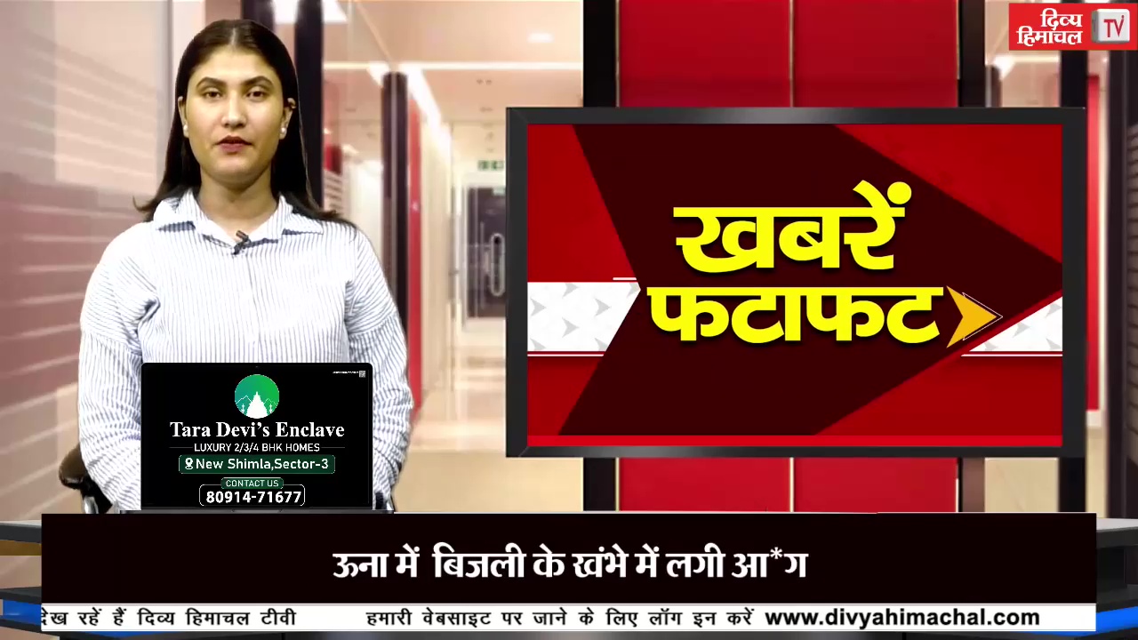 दिव्य हिमाचल ख़बरें फटाफट