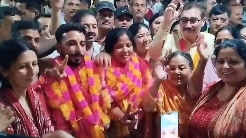 भाजपा की सीमा देवी बनीं जिला परिषद कांगड़ा की अध्यक्ष, अभिमन्यु कंवर उपाध्यक्ष