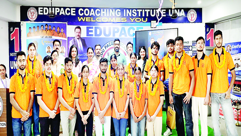 एडूपेस ऊना ने मनाया नीट यूजी-2026 की सफलता का जश्न