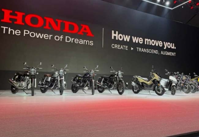 Honda ने पेश किया 10 नए टू-व्हीलर का मेगा पोर्टफोलियो, 7 बिल्कुल नए मॉडल शामिल