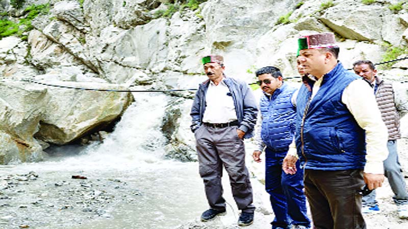 रिस्पा पुल निर्माण कार्य में हो रही देरी पर किन्नौर भाजपा नाखुश