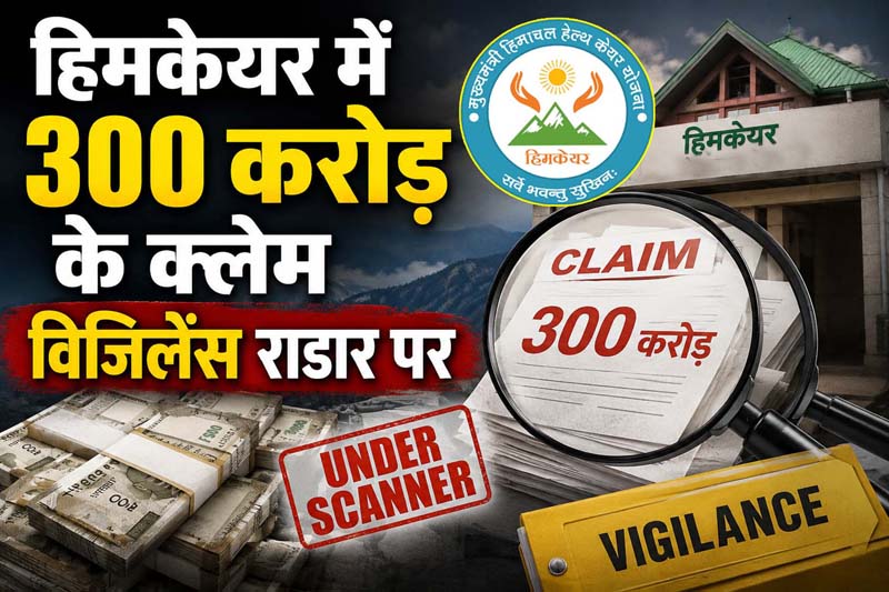 हिमकेयर में 300 करोड़ के क्लेम विजिलेंस राडार पर, सबसे अधिक क्लेम IGMC से, रिकॉर्ड खंगाल रही SIT