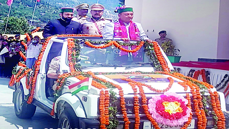 रिकांगपिओ में तिरंगे को सलाम…शहीदों को प्रणाम