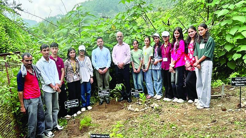 हरड़ से तुलसी तक, छात्रों ने जाना औषधीय पौधों का महत्त्व