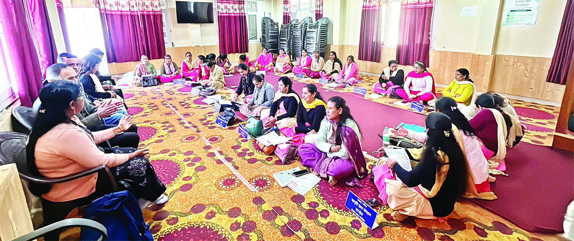जनेडघाट में महिलाओं को बताए वित्तीय प्रबंधन के गुर